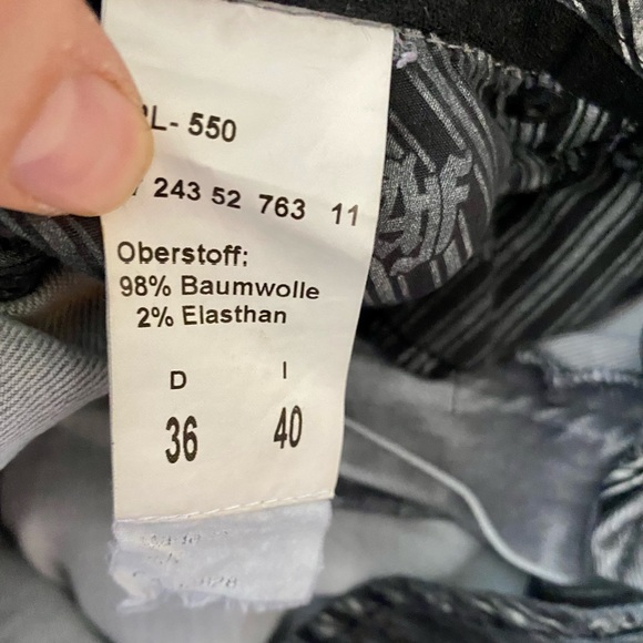 Light Grey Denim Jeans with Rhinestoned Pockets from AirField - Picture 5 of 8